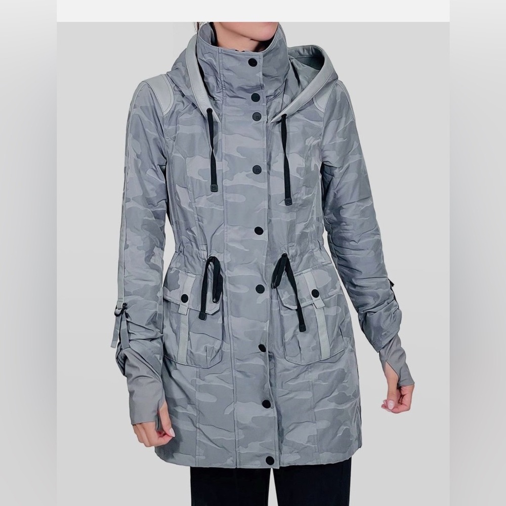 Blanc Noir Gray Camouflage Jacket